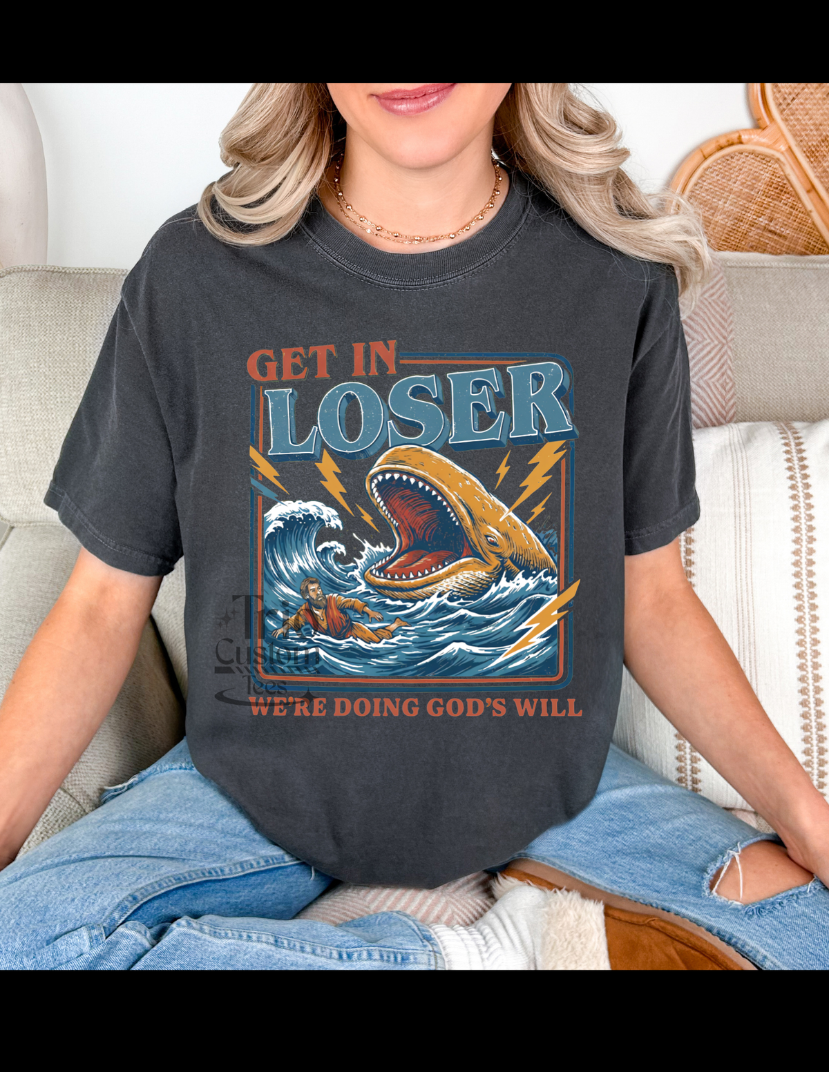 Get in Losers Jonah Whale Comfort Colors Tee Shirt