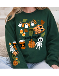Spooky Season Crewneck Sweatshirt Fall Sleeves