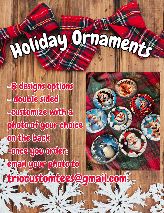 Holiday Christmas Tree Ornaments