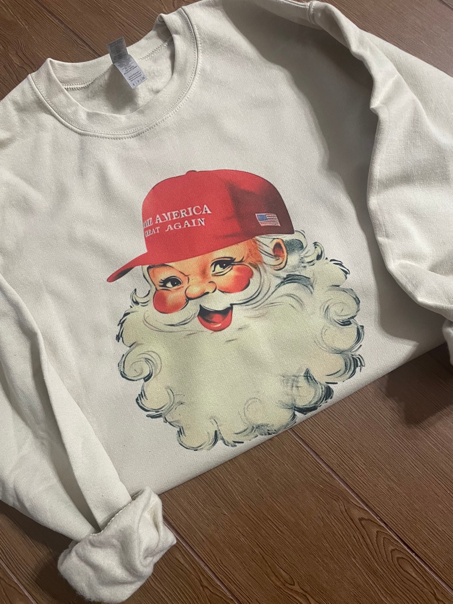 Make America Great Again Vintage Santa Shirt