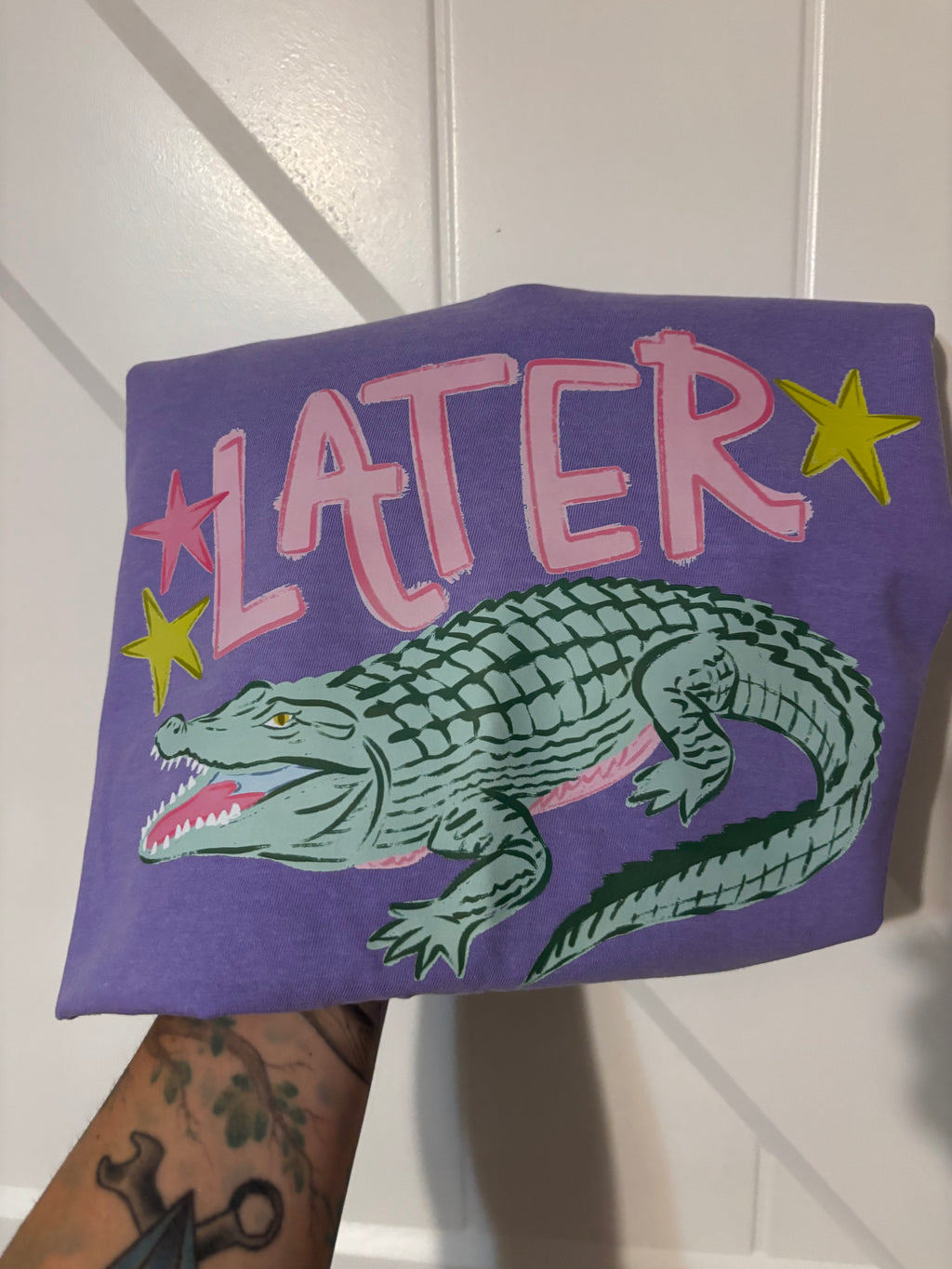 Later Gator After A While Crocodile Comfort Colors Tee Shirt