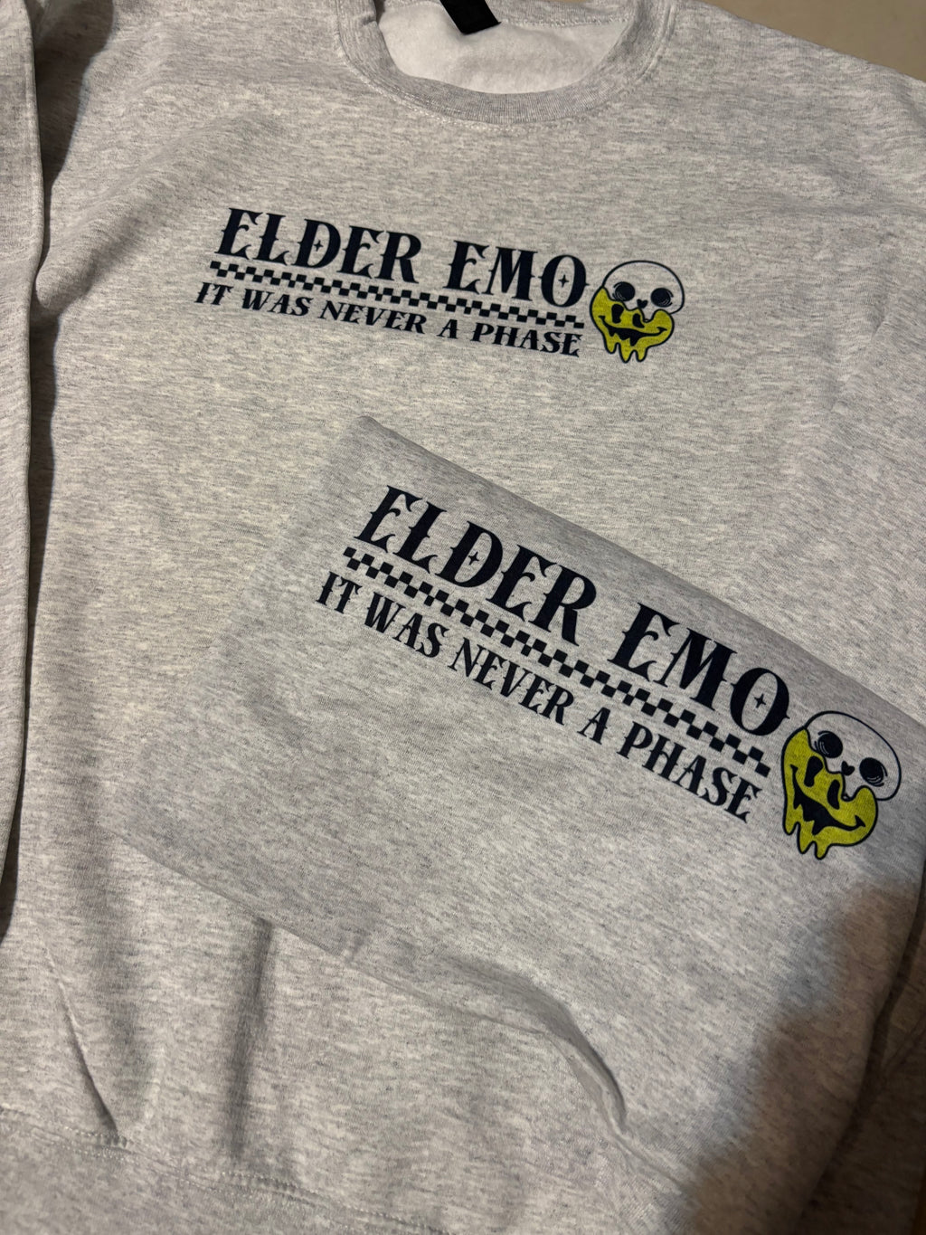 Elder Emo It was Never a phase tee crewneck