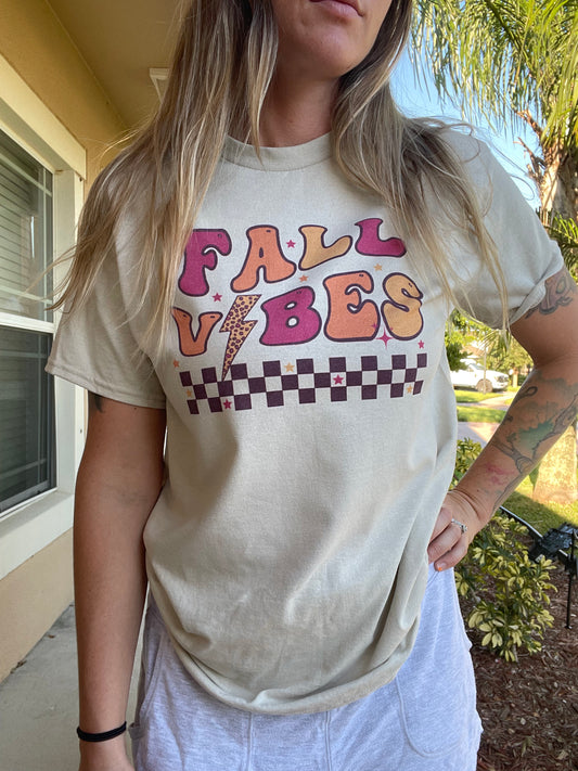 FALL VIBES tee shirt sweatshirt Crewneck