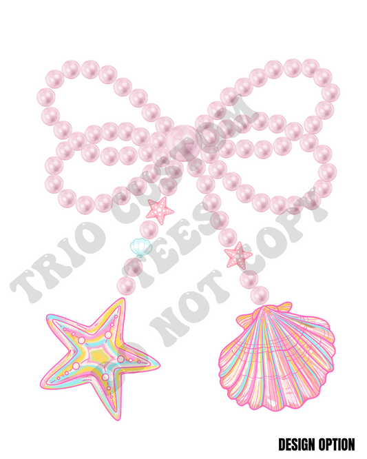 Pearl Shell Beach Summer Coquette Shells Starfish