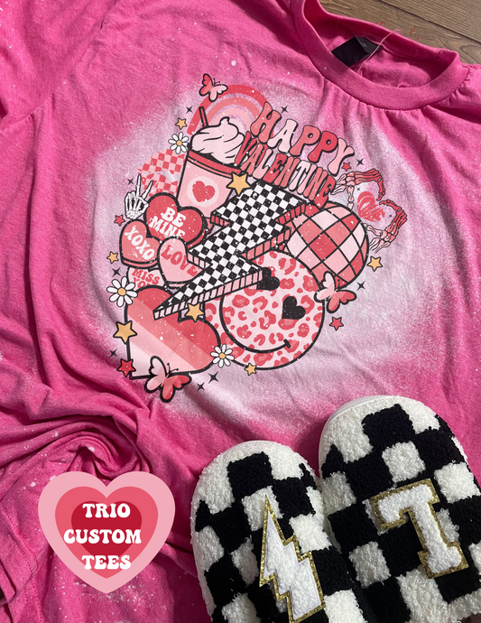 Happy Valentine's Day Smiley Trendy Shirt