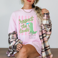 Respect the locals alligator gator tee shirt stripes