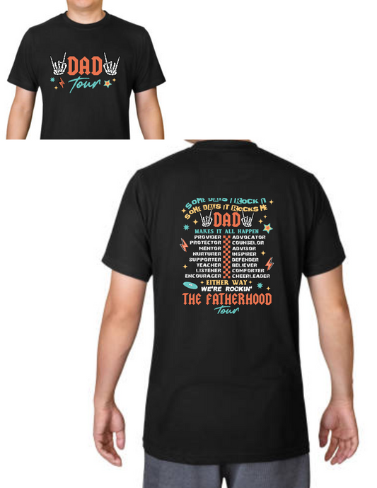 Fatherhood Rock Shirt Double Sided