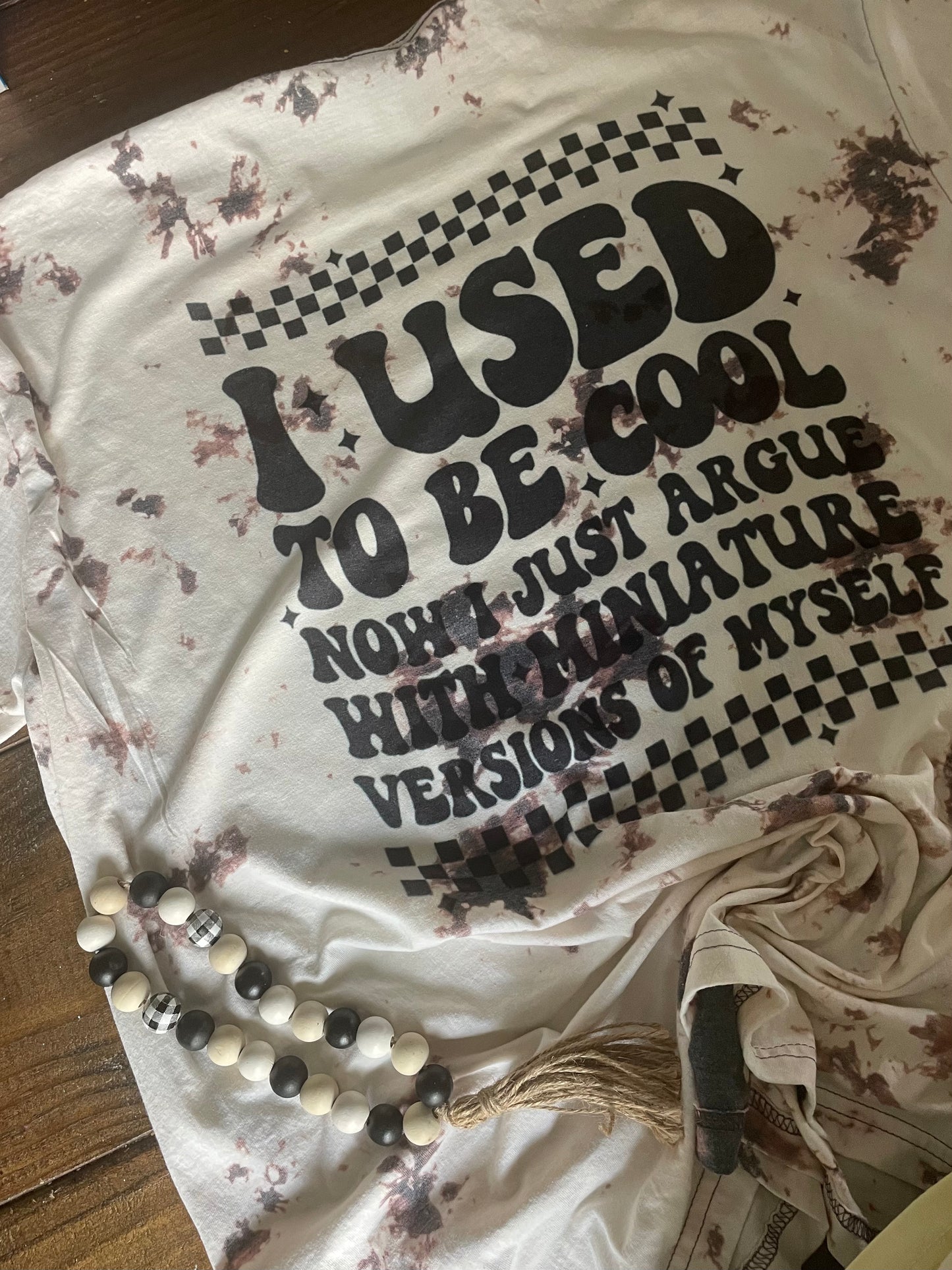 I used to me cool mom tee double sided