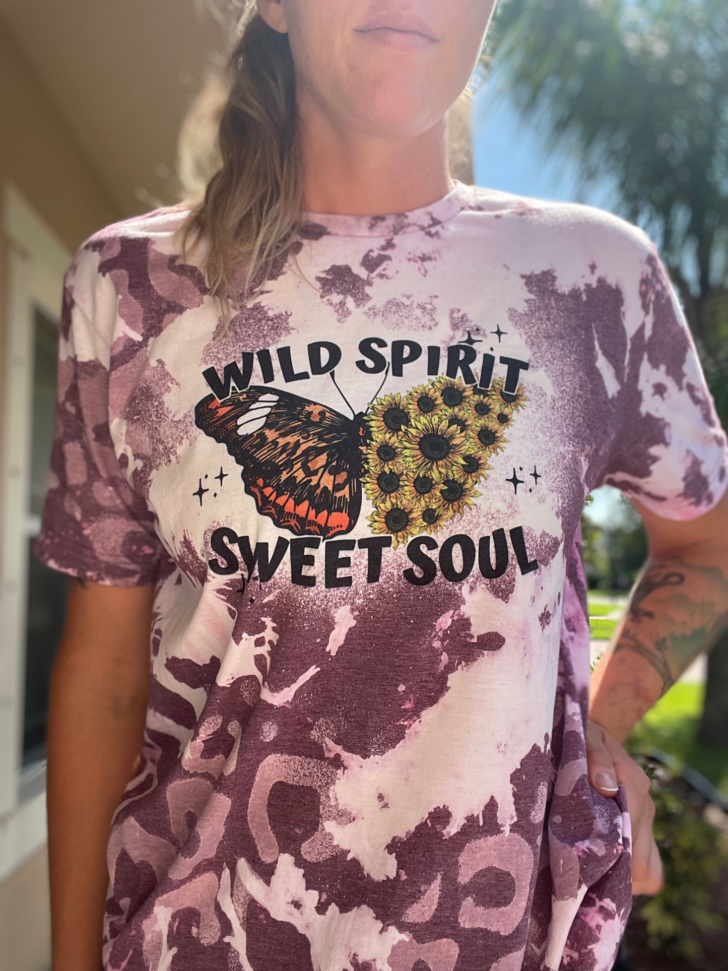 Wild Spirit Sweet Soul Butterfly Tee