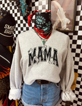Mama Crewneck Ghost Halloween Sweatshirt